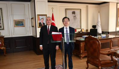 Kore İstanbul Başkonsolosu Vali Aziz Yıldırım’ı Ziyaret Etti￼
