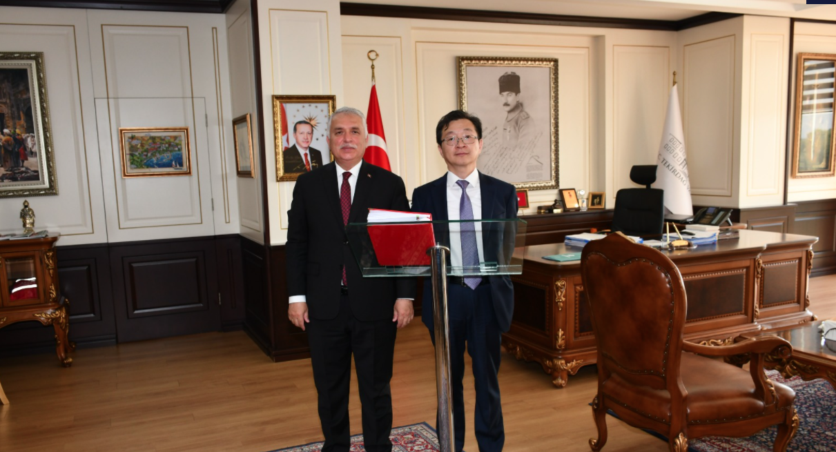 Kore İstanbul Başkonsolosu Vali Aziz Yıldırım’ı Ziyaret Etti￼