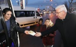 BAŞKAN YÜKSEL KADINLAR GÜNÜ GELENEĞİ SÜRDÜRÜLDÜ
